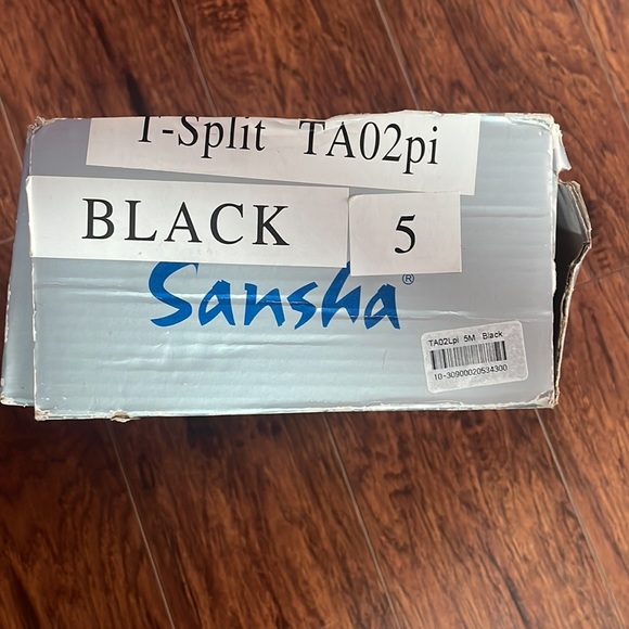 Sansha T-Split TA02pi, Black lace up Tap Shoe - size 5M - Unisex Dance Shoe - Picture 14 of 15